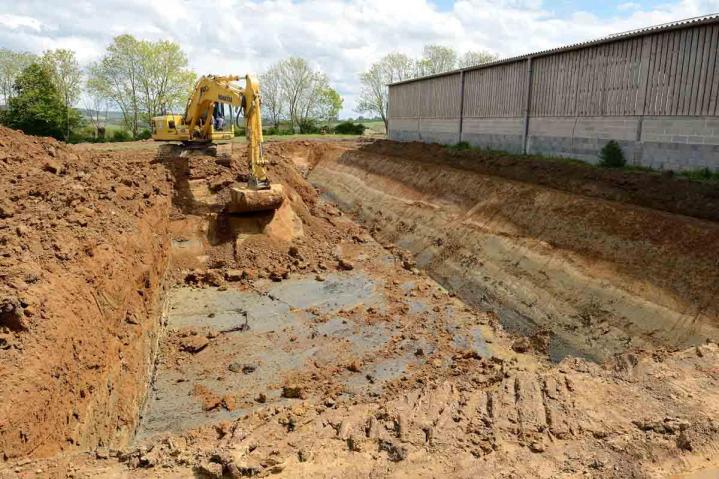 Drain de fondation, Valcourt