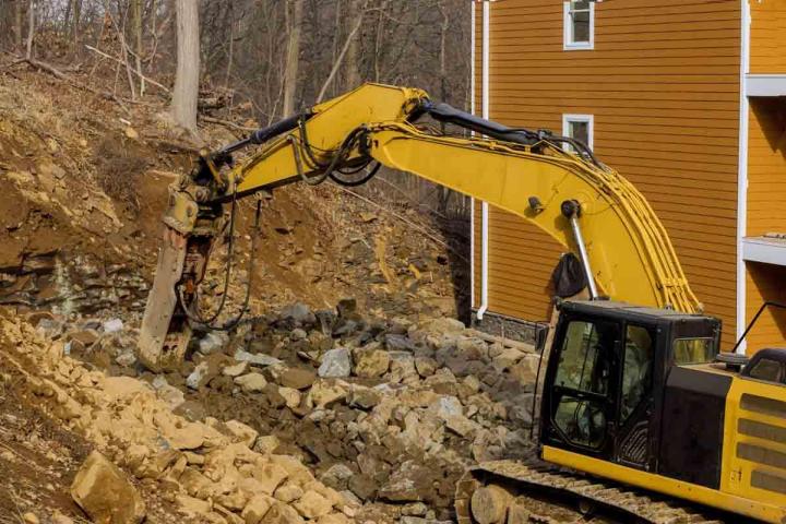 Drain de fondation, Bromont